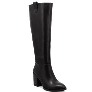 MIA Hadley Block-Heel Tall Boots in Black NIB NEW Size 8.5